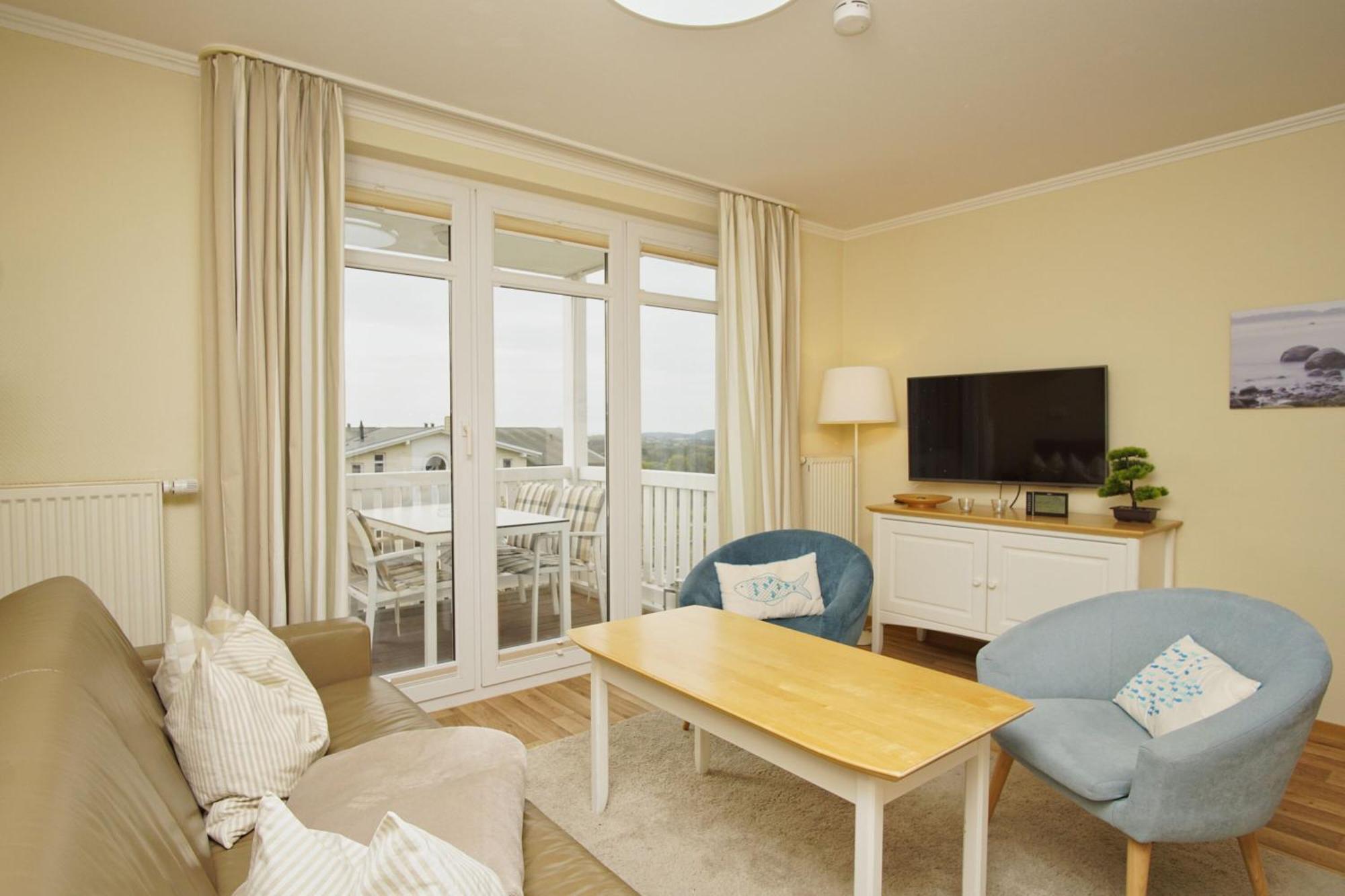 Mit Meerblick Und Balkon, Gratis Nutzung Vom Ahoi Erlebnisbad Und Sauna In Sellin - Meeresblick Fewo 38 Гьорен Екстериор снимка